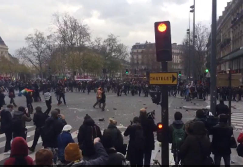 Беспорядки в Париже: сотни задержанных