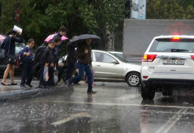 В Баку снова будет дождливо