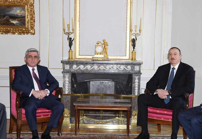 В Берне состоялась встреча президентов Азербайджана и Армении