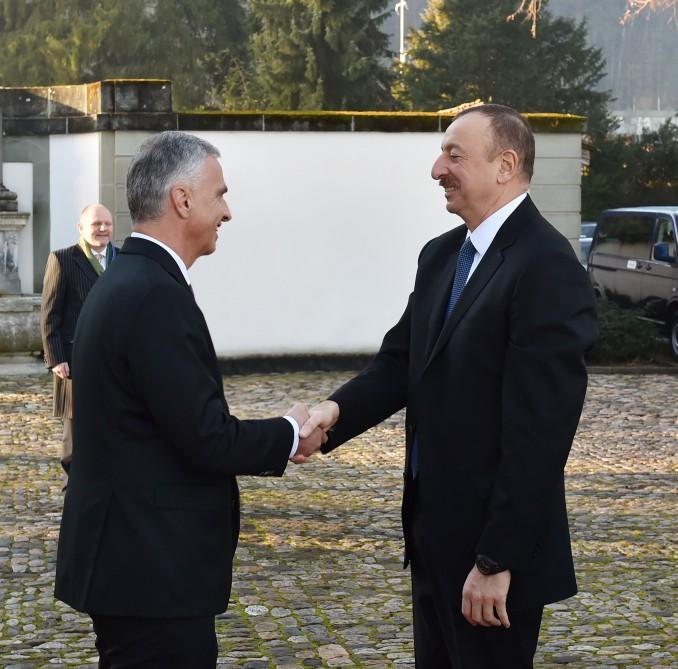 В Берне состоялась встреча президентов Азербайджана и Армении