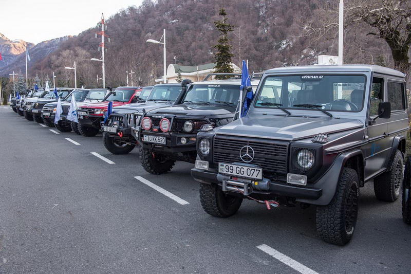 Автомобильная федерация Азербайджана организовала в Габале гонки Offroad