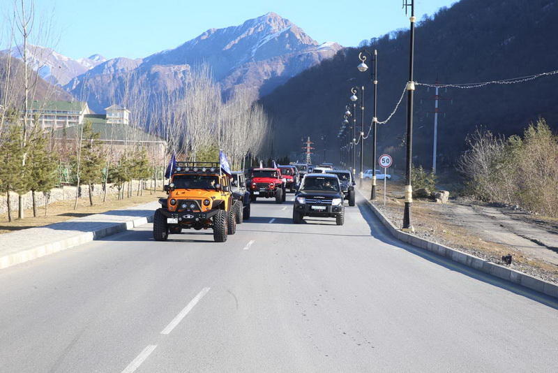 Автомобильная федерация Азербайджана организовала в Габале гонки Offroad