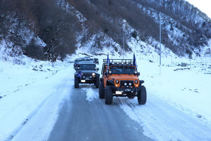 Автомобильная федерация Азербайджана организовала в Габале гонки Offroad