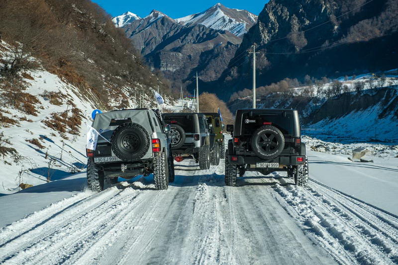 Автомобильная федерация Азербайджана организовала в Габале гонки Offroad