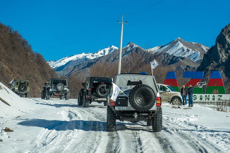 Автомобильная федерация Азербайджана организовала в Габале гонки Offroad