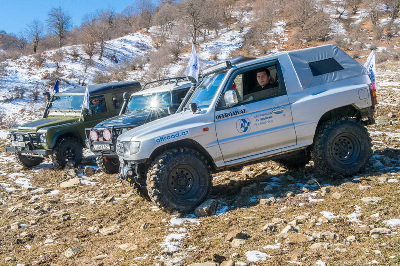 Автомобильная федерация Азербайджана организовала в Габале гонки Offroad