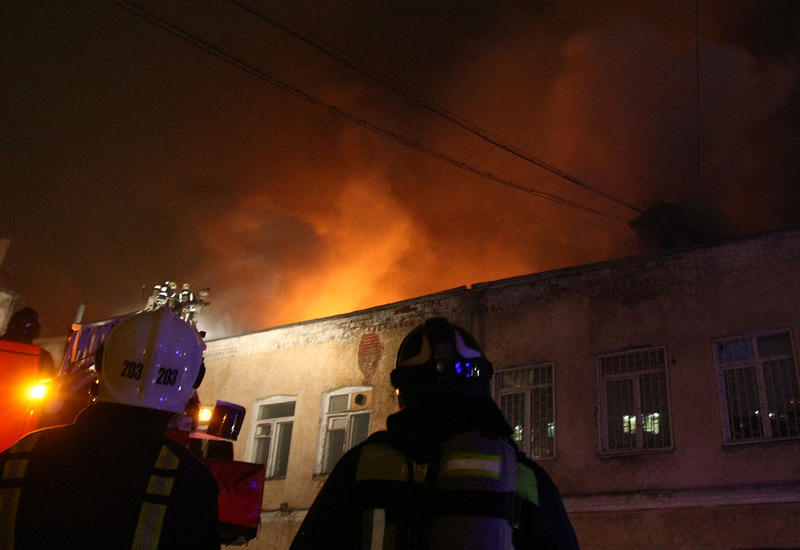 Сильный пожар в Москве, 11 погибших