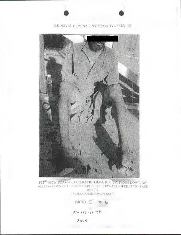 Пентагон опубликовал фотографии пыток в своих военных тюрьмах
