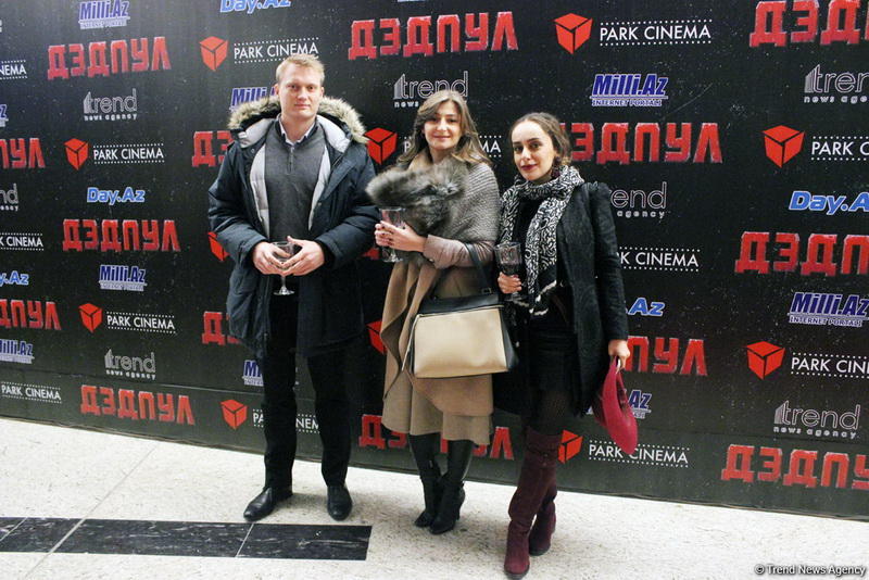 Азербайджанские звезды на премьере фильма "Дэдпул"