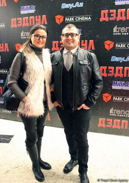 Азербайджанские звезды на премьере фильма "Дэдпул"