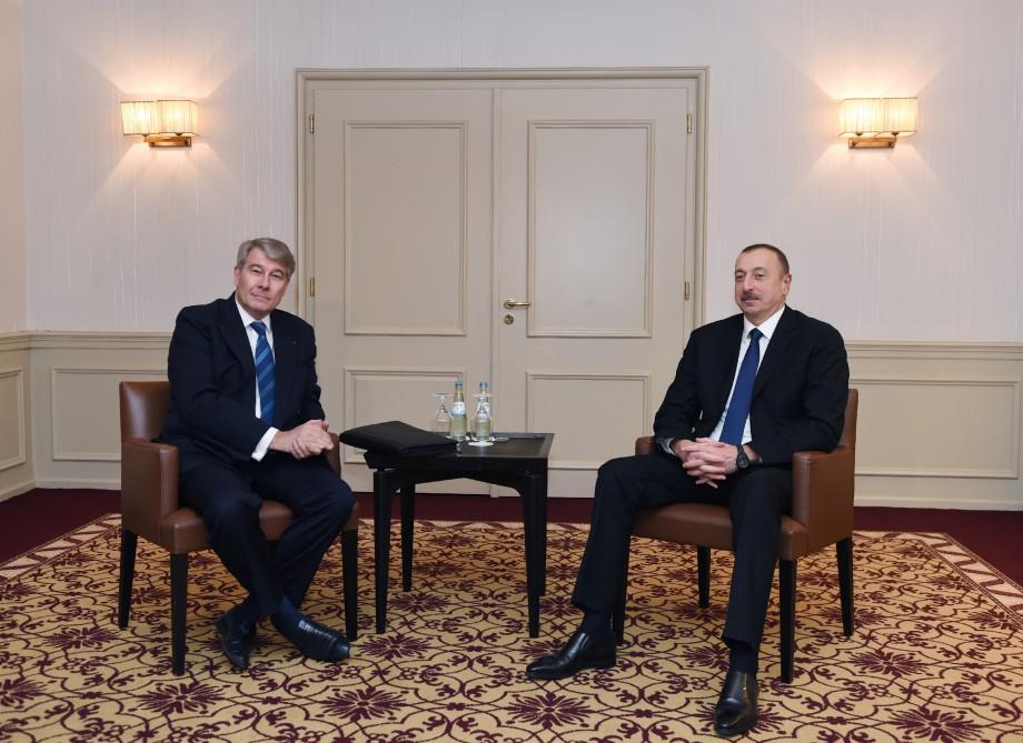 Президент Ильхам Алиев провел встречи с главами компании Goetzpartners и Восточного комитета германской экономики