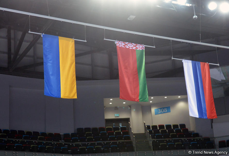 В Баку прошла церемония награждения победителей финалов Кубка мира по прыжкам на батуте