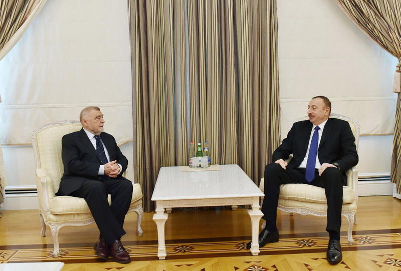 Президент Ильхам Алиев принял экс-президентов Украины, Сербии, Хорватии и бывших премьеров Израиля и Иордании