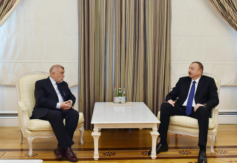 Президент Ильхам Алиев принял экс-президентов Украины, Сербии, Хорватии и бывших премьеров Израиля и Иордании