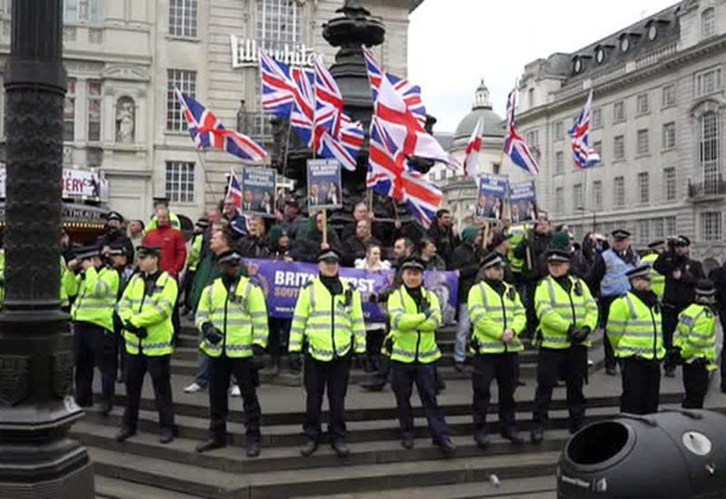 В Лондоне митинг в поддержку беженцев завершился столкновениями с полицией