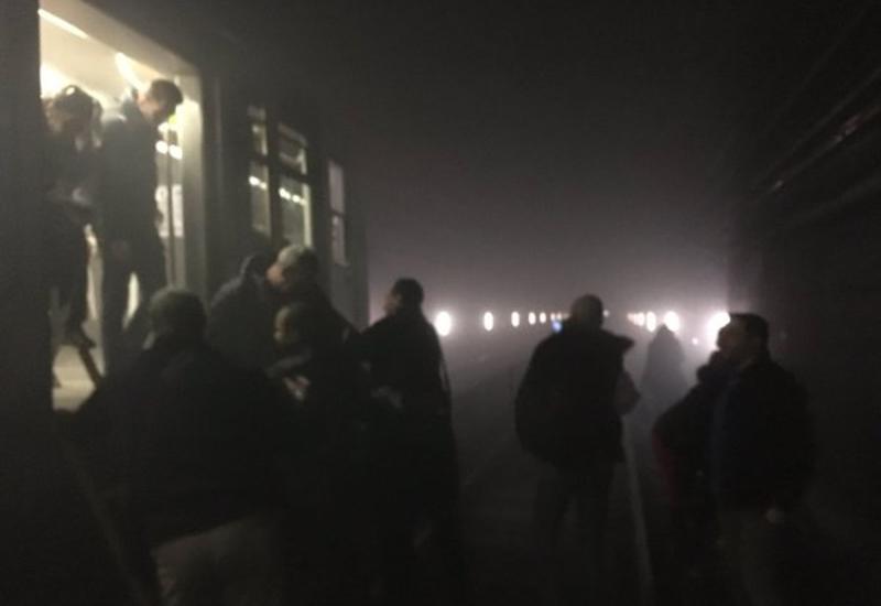 Эвакуация пассажиров в метро Брюсселя