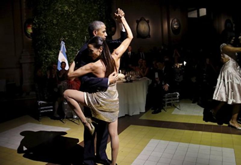 Обама станцевал танго на приеме у президента Аргентины