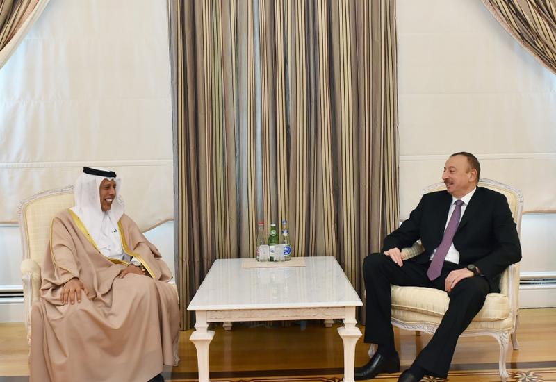 Президент Ильхам Алиев принял вице-президента Ирана и вице-премьера Катара