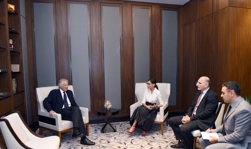 Первая леди Мехрибан Алиева встретилась с экс-премьером Франции