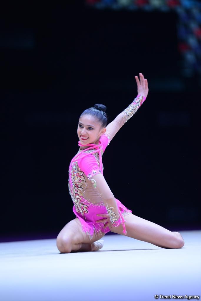 Завершился первый день соревнований XXIII Чемпионата Азербайджана по художественной гимнастике