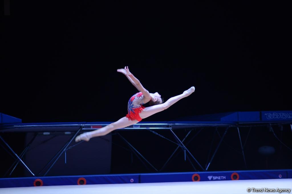 Завершился первый день соревнований XXIII Чемпионата Азербайджана по художественной гимнастике