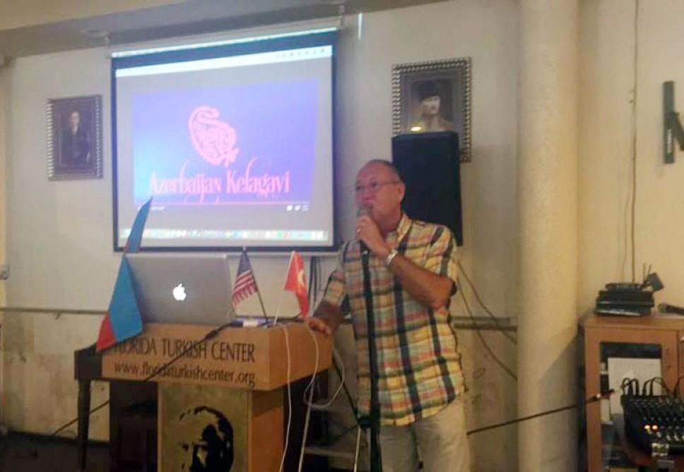 В США состоялись презентация азербайджанского келагаи и книги "Приветствия Гейдар-бабе"