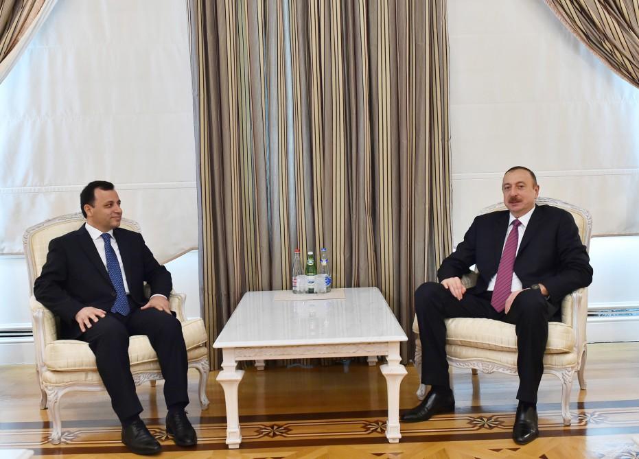 Президент Ильхам Алиев принял председателя Конституционного суда Турции