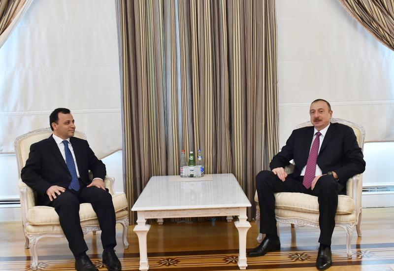 Президент Ильхам Алиев принял председателя Конституционного суда Турции