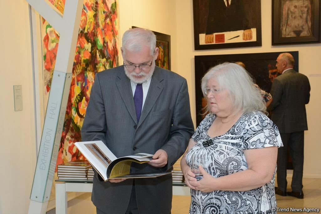 В Музее современного искусства состоялось торжественное открытие выставки выдающегося художника Гусейна Алиева "Пейзажи"