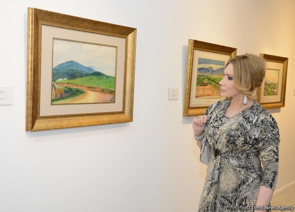 В Музее современного искусства состоялось торжественное открытие выставки выдающегося художника Гусейна Алиева "Пейзажи"