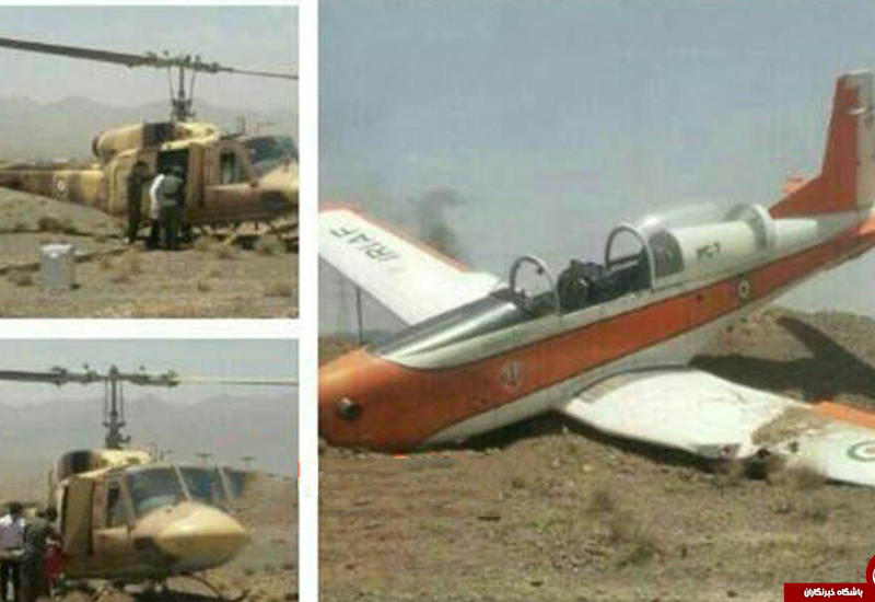 В Иране разбился военный самолет