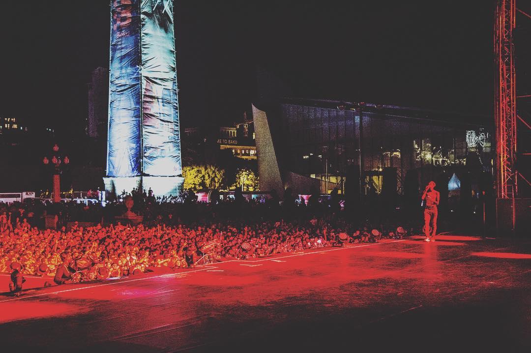 Зажигательный концерт Криса Брауна в Баку