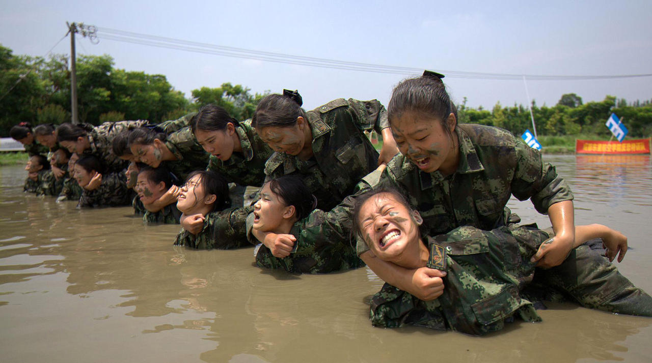 Китайский Спецназ Девушки