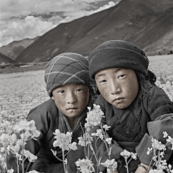 "Тибетский портрет" от фотографа Фила Боргеса