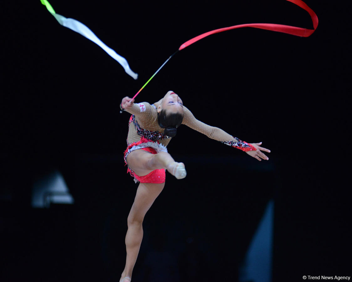 Второй день соревнований Кубка мира по художественной гимнастике