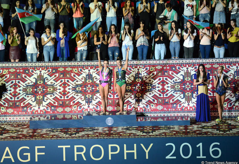 Россиянки поделили первое место в финале Кубка мира по художественной гимнастике в Баку