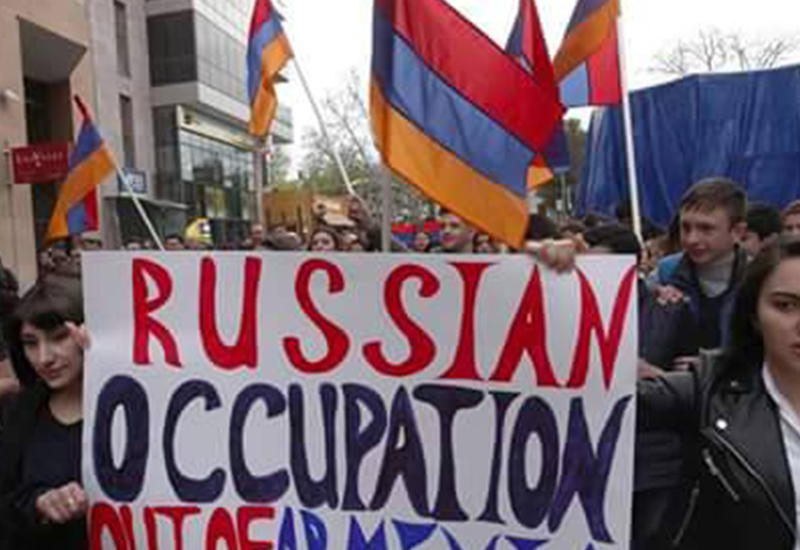 Армяне встречают Путина антироссийской истерикой