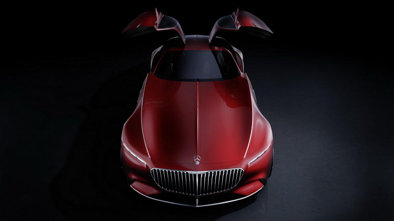 Раскрыта внешность нового гигантского купе от Maybach