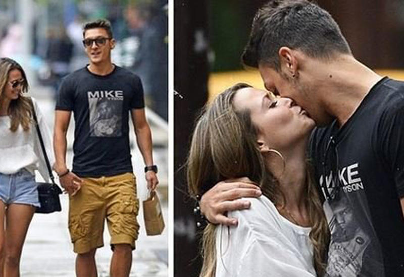 Mesut Özil və Mandy Capristo yenidən barışdı