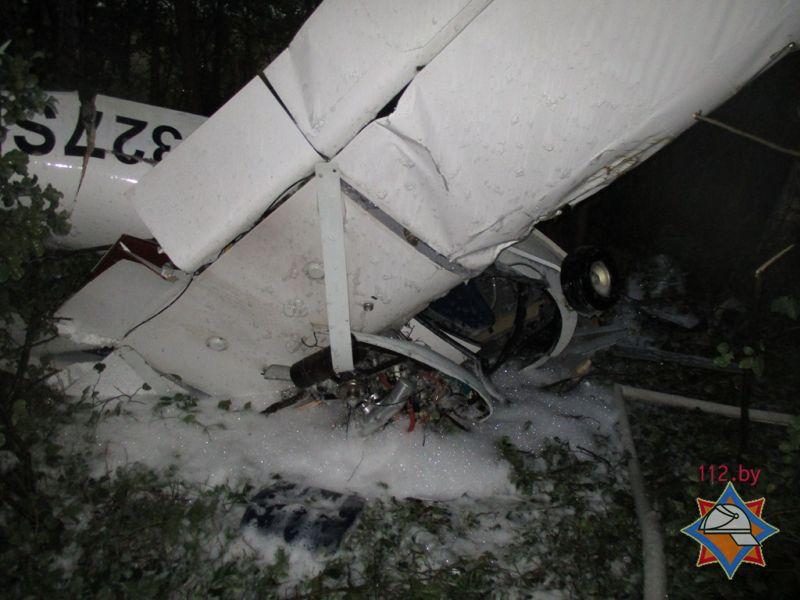 Крушение самолета в Беларуси