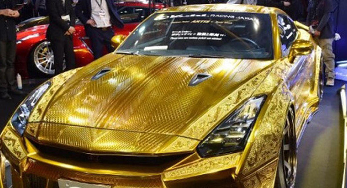 Golden car. Bahali. Megicar Gold. Masinlar.