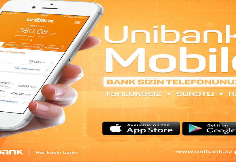 "Unibank Mobile" - один из самых передовых мобильных приложений в СНГ