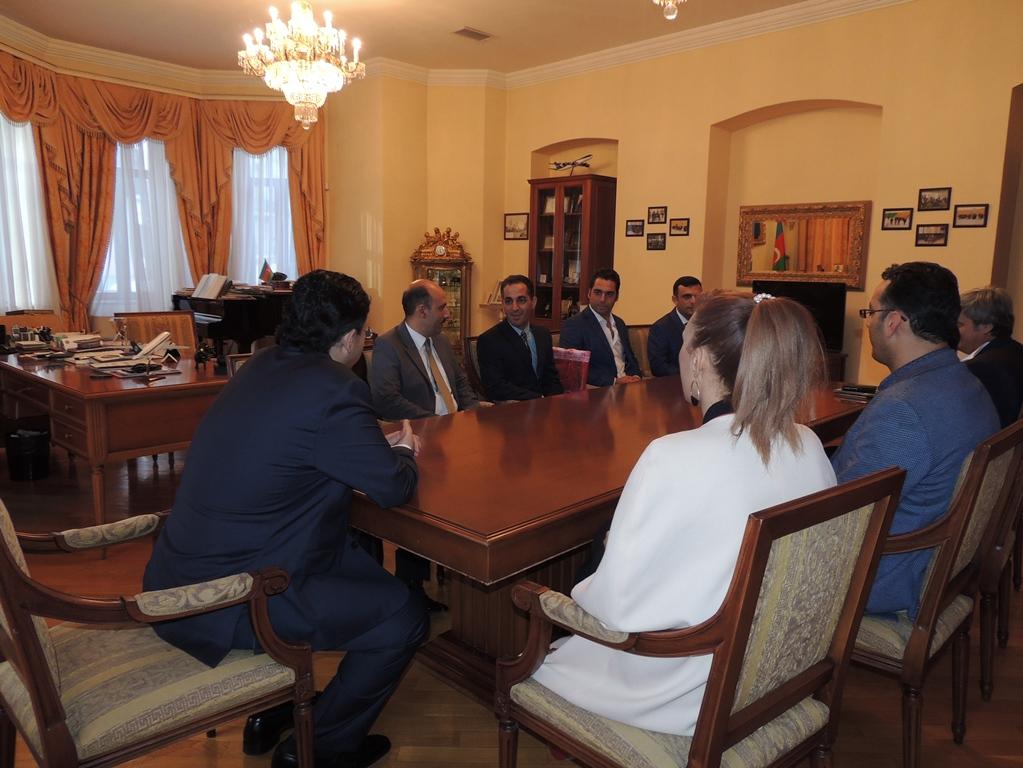 Мурад Адыгезалзаде принял зарубежных гостей юбилея азербайджанского ансамбля