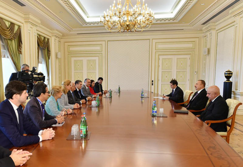 Президент Ильхам Алиев принял делегацию Европейской народной партии