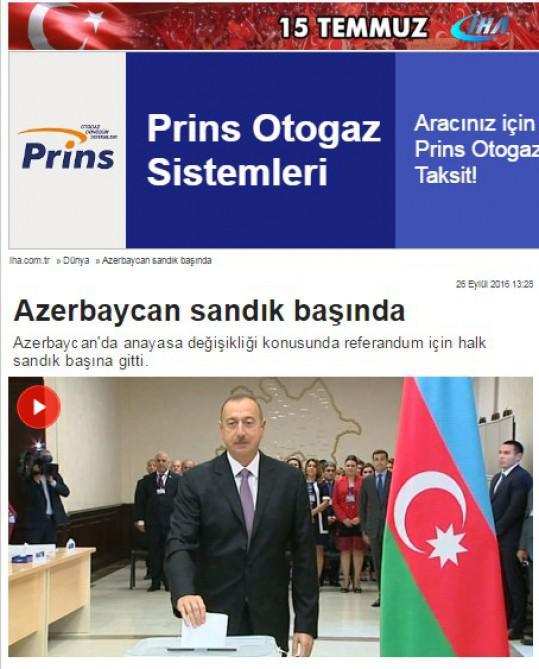 Referendum Türkiyə mediasında