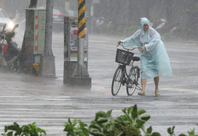 На Китай обрушился мощный тайфун "Меги"