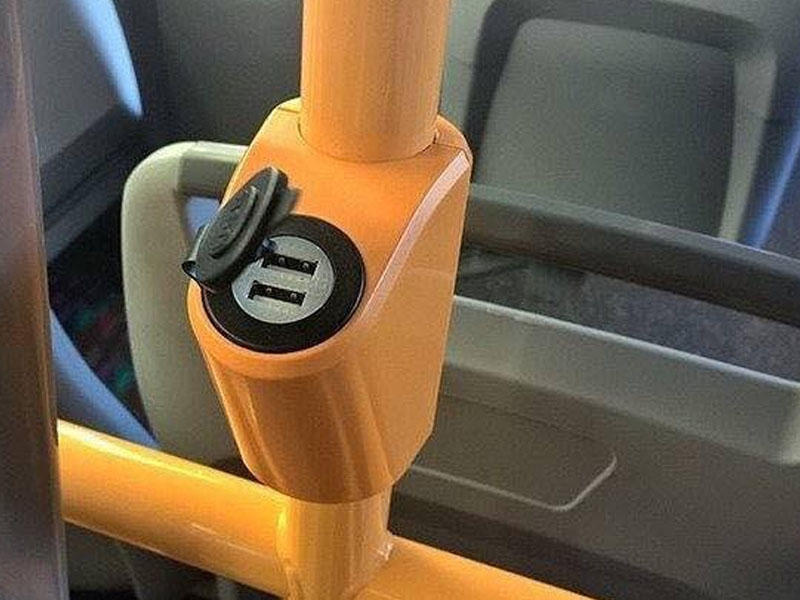 YENİLİK: Avtobuslardan istifadə edən sərnişinlərin telefonu enerji yığacaq