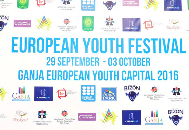 В Гяндже открылся Фестиваль европейской молодежи