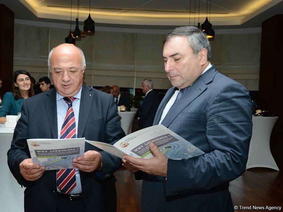 Престижные вузы Литвы представят свои возможности в Азербайджане