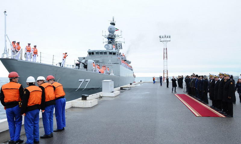 Военные корабли Ирана прибыли в Баку